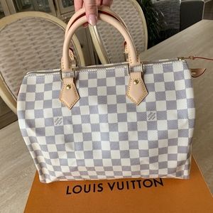 Louis Vuitton Damier Azur Speedy 30 Brand New